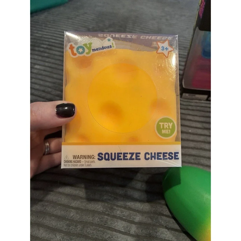 Squishy Banana And Cheese And Needohs Bundle of 5 With 11 Total Pieces New